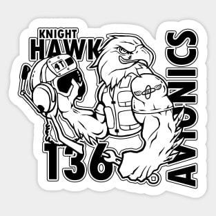 136 Knighthawk AT Sticker